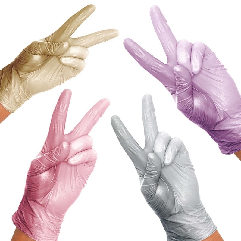 Unigloves FANCY Nitrile Gloves Violet | S