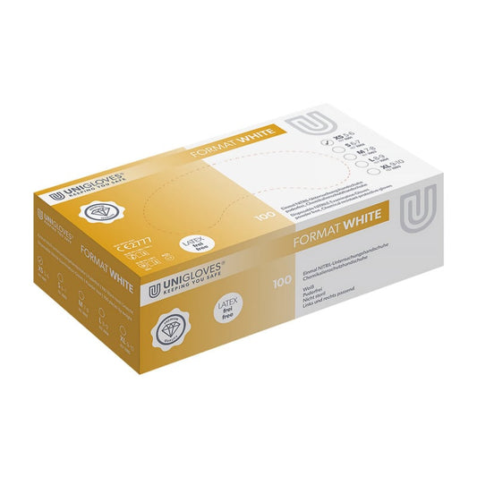 Unigloves Format® White Xs