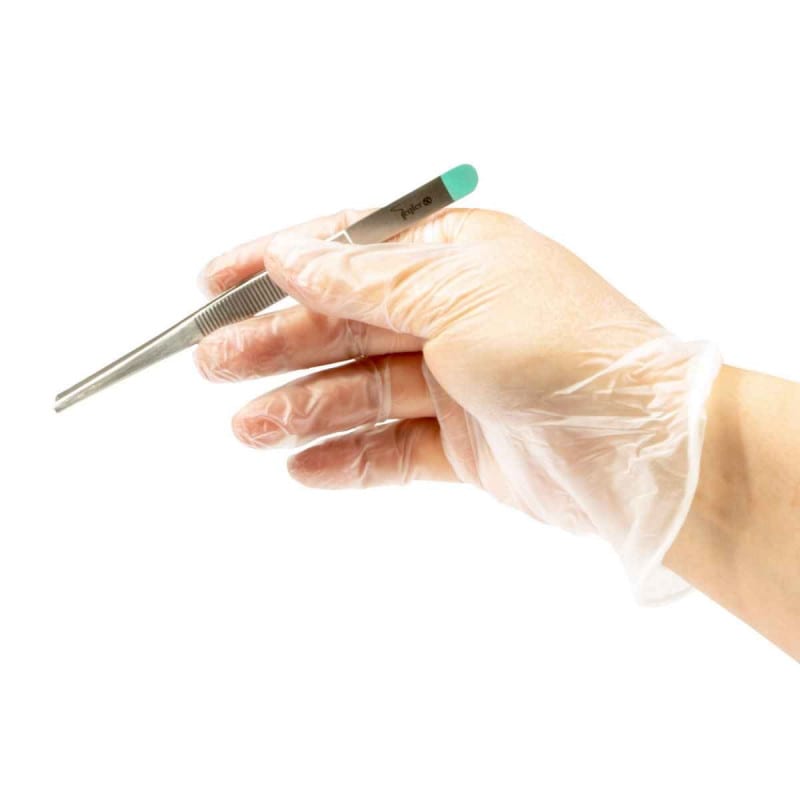Teqler Vinyl Examination Gloves, Powder-free S