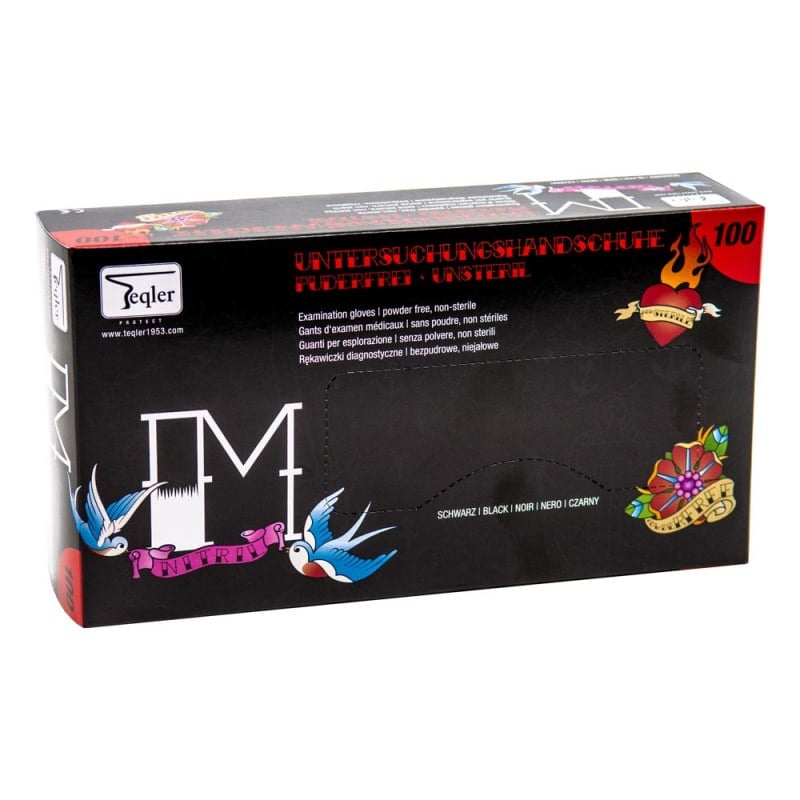 Black Nitrile Gloves S
