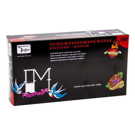 Black Nitrile Gloves S