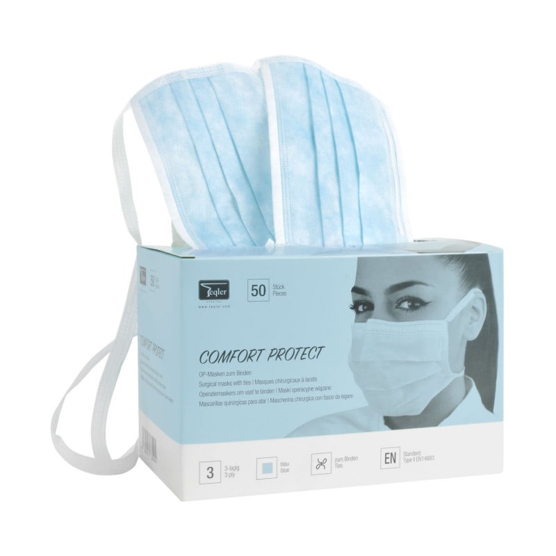Surgical Mask, 3-ply Blue