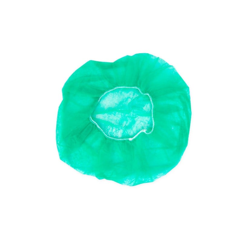 Mob Caps, Bouffant Style Green
