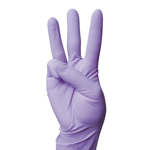 Monoart Latex Gloves Purple | M