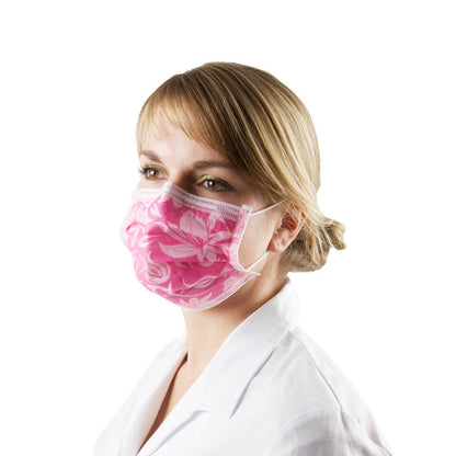 Monoart® Surgical Mask with flower pattern Rose
