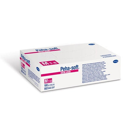 Peha-soft Nitrile White Gloves Xs