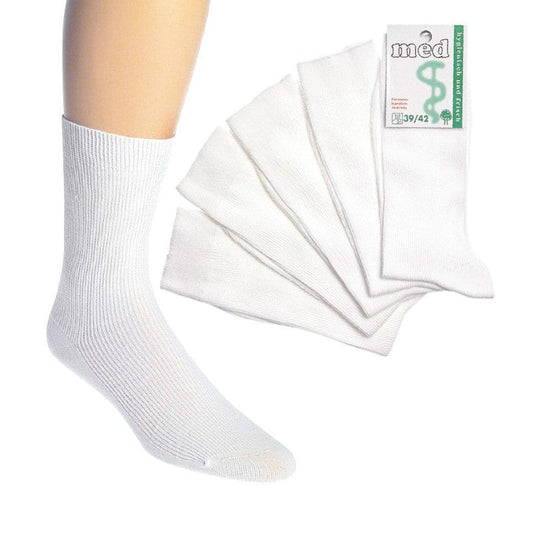 Doctor's Socks, white 43-46